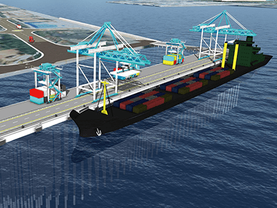 VACS制作のCIM　港湾　イメージ画像