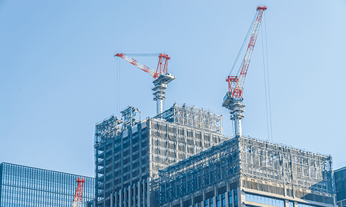 現地調査・現地撮影　建設中建物イメージ